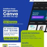 TELAH DIBUKA! PENDAFTARAN PELATIHAN DESAIN BATCH 2 DENGAN MEDIA CANVA 2024