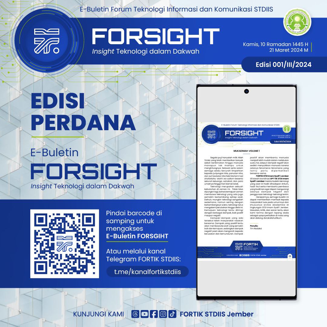 You are currently viewing RILIS PERDANA! FORSIGHT Edisi: 001/III/2024 tema: MUKADIMAH